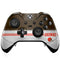 NFL Cleveland Browns White Striped Xbox One Elite Controller Skin