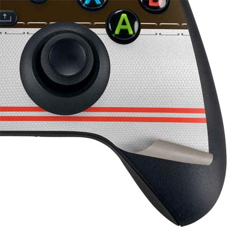 NFL Cleveland Browns White Striped Xbox Series X Bundle Skin