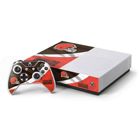 NFL Cleveland Browns Xbox One S Console and Controller Bundle Skin