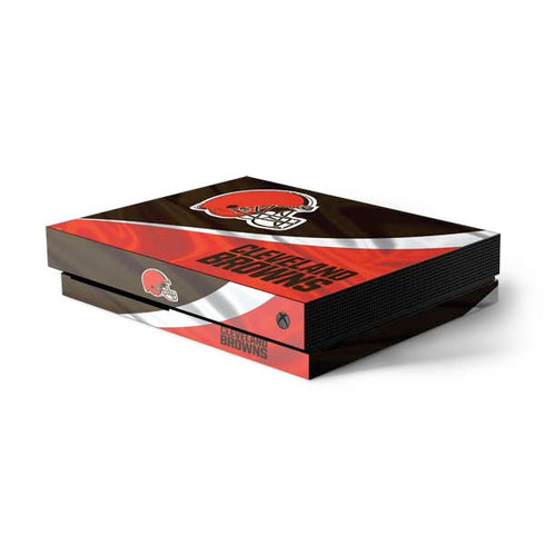 NFL Cleveland Browns Xbox One X Console Skin