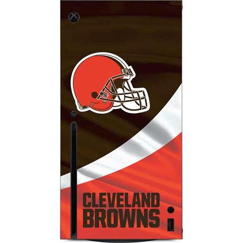 NFL Cleveland Browns Xbox Series X Console Skin