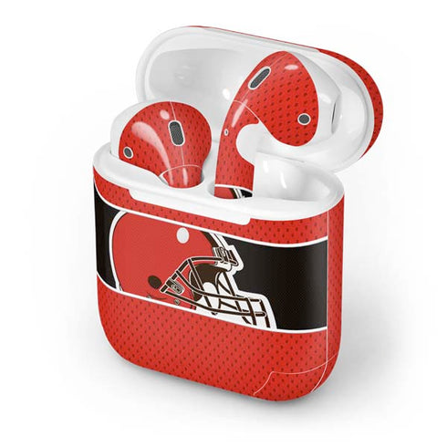 NFL Cleveland Browns Zone Block Apple AirPods 2 Skin