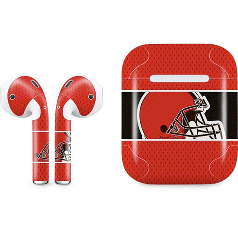 NFL Cleveland Browns Zone Block Apple AirPods Skin