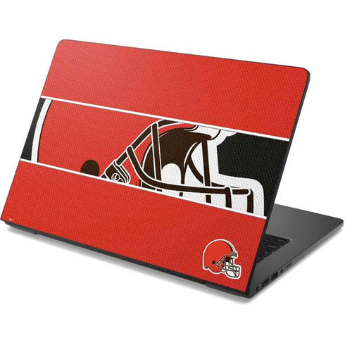 NFL Cleveland Browns Zone Block Dell Chromebook Skin