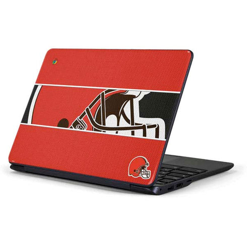 NFL Cleveland Browns Zone Block Samsung Chromebook Skin