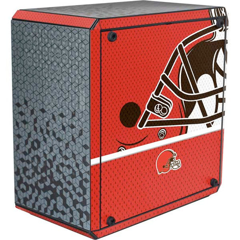 NFL Cleveland Browns Zone Block Cooler Master MasterBox Q300L Mini Tower Skin