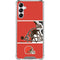 NFL Cleveland Browns Zone Block Galaxy A14 5G Clear Case