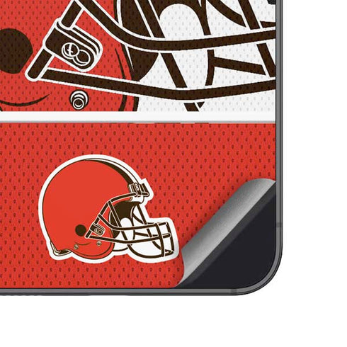 NFL Cleveland Browns Zone Block Galaxy A14 5G Skin