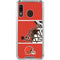 NFL Cleveland Browns Zone Block Galaxy A30 Clear Case