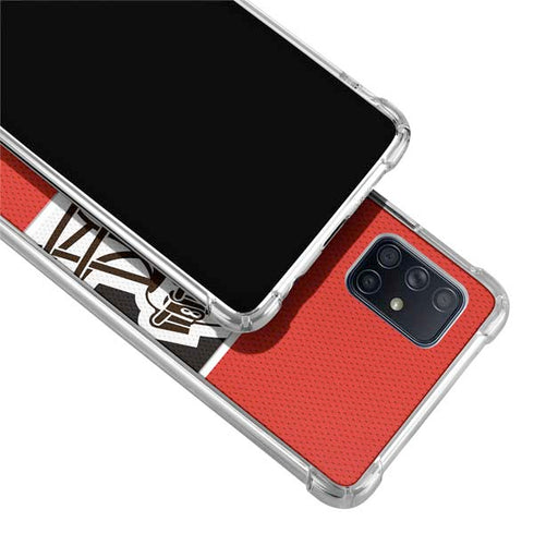NFL Cleveland Browns Zone Block Galaxy A51 5G Clear Case