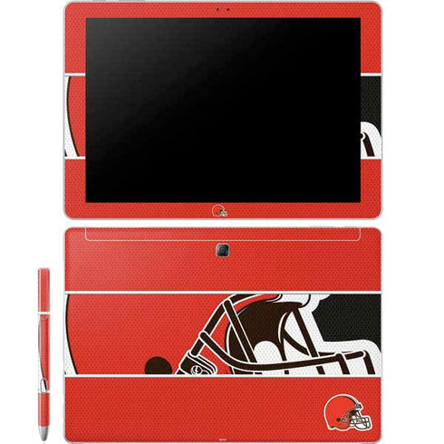 NFL Cleveland Browns Zone Block Galaxy Book 12in Skin