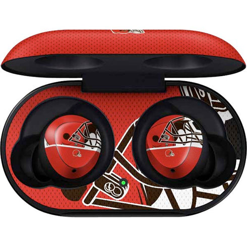 NFL Cleveland Browns Zone Block Galaxy Buds Skin