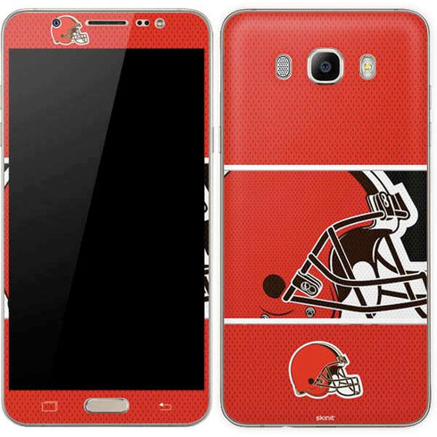 NFL Cleveland Browns Zone Block Galaxy J7 Skin