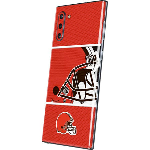 NFL Cleveland Browns Zone Block Galaxy Note 10 Skin