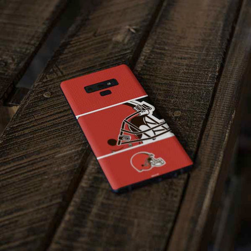 NFL Cleveland Browns Zone Block Galaxy Note 9 Skin