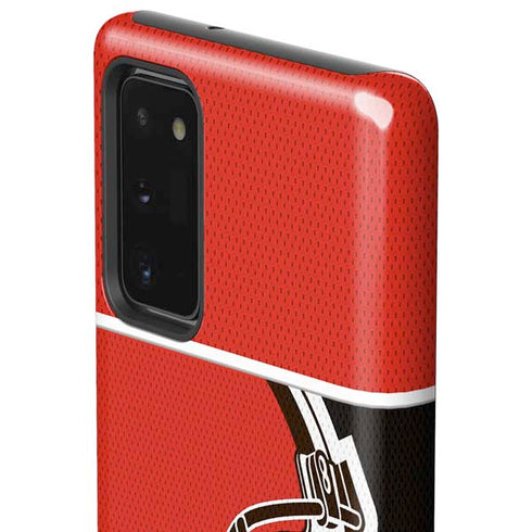 NFL Cleveland Browns Zone Block Galaxy Note20 5G Pro Case