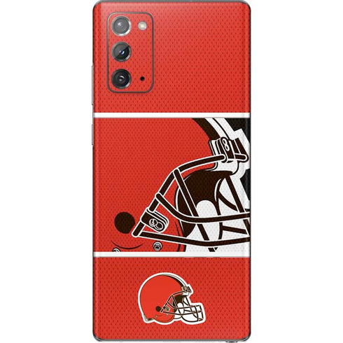 NFL Cleveland Browns Zone Block Galaxy Note20 5G Skin