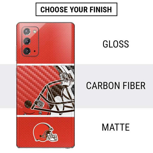 NFL Cleveland Browns Zone Block Galaxy Note20 5G Skin
