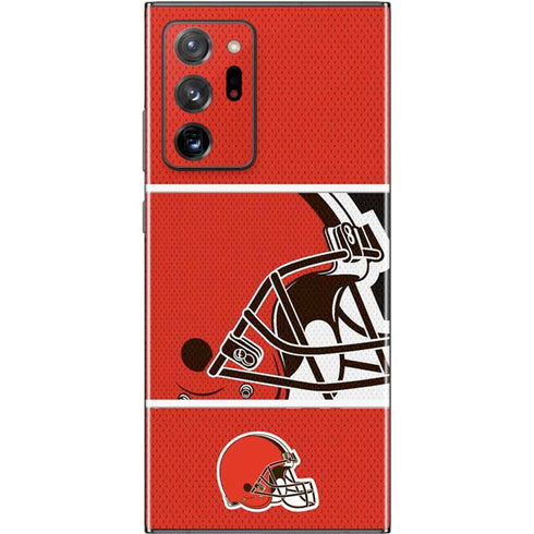 NFL Cleveland Browns Zone Block Galaxy Note20 Ultra 5G Skin