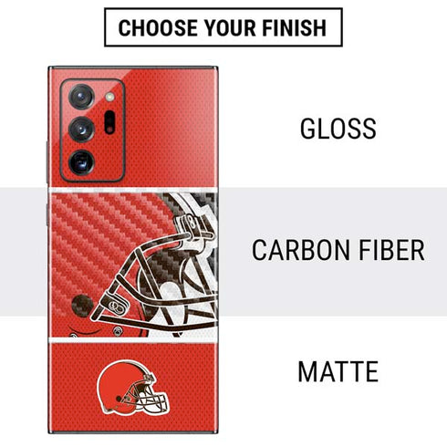 NFL Cleveland Browns Zone Block Galaxy Note20 Ultra 5G Skin