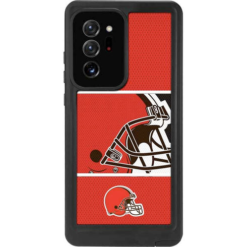 NFL Cleveland Browns Zone Block Galaxy Note20 Ultra 5G Waterproof Case