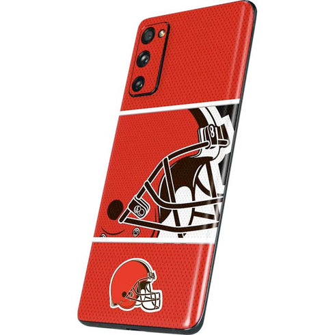NFL Cleveland Browns Zone Block Galaxy S20 Fan Edition Skin