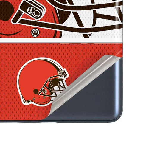 NFL Cleveland Browns Zone Block Galaxy S20 Fan Edition Skin