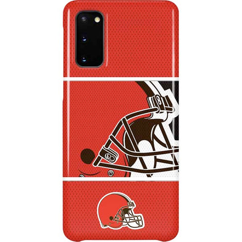 NFL Cleveland Browns Zone Block Galaxy S20 Lite Case