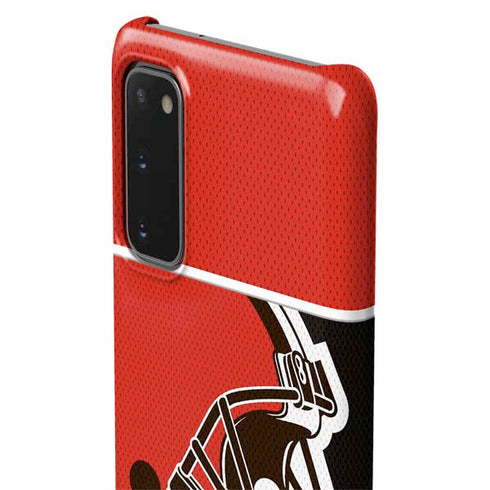 NFL Cleveland Browns Zone Block Galaxy S20 Lite Case