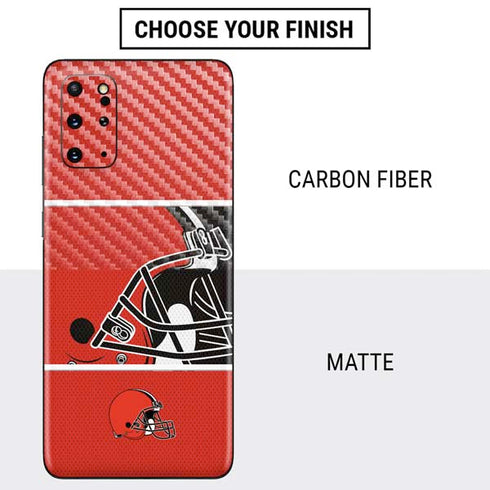 NFL Cleveland Browns Zone Block Galaxy S20 Plus Skin