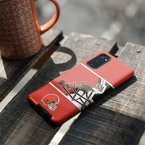 NFL Cleveland Browns Zone Block Galaxy S20 Pro Case