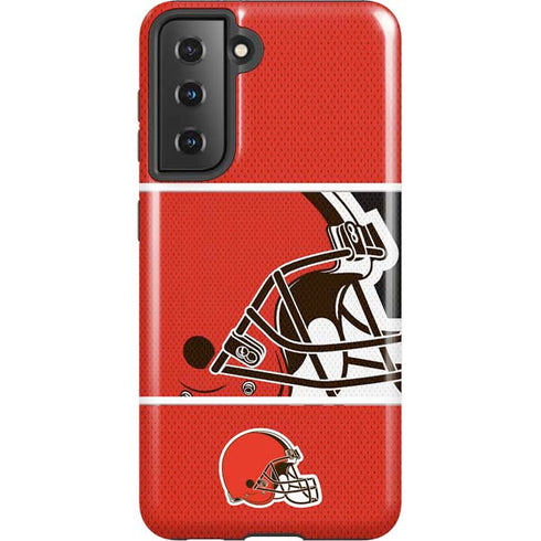 NFL Cleveland Browns Zone Block Galaxy S21 5G Pro Case