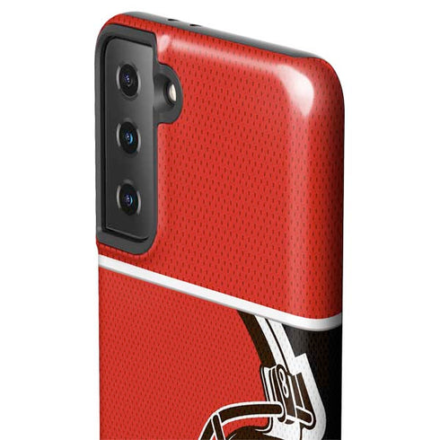 NFL Cleveland Browns Zone Block Galaxy S21 Plus 5G Pro Case