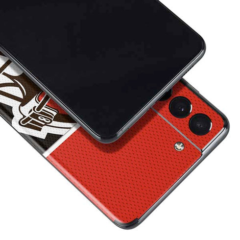 NFL Cleveland Browns Zone Block Galaxy S21 Plus 5G Skin