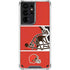 NFL Cleveland Browns Zone Block Galaxy S21 Ultra 5G Clear Case