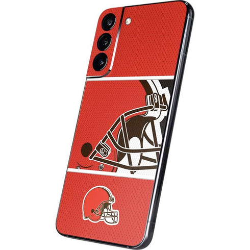 NFL Cleveland Browns Zone Block Galaxy S22 Plus Skin