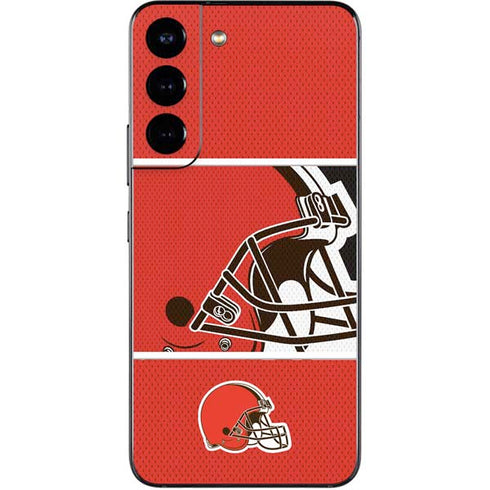 NFL Cleveland Browns Zone Block Galaxy S22 Skin