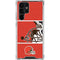 NFL Cleveland Browns Zone Block Galaxy S22 Ultra Clear Case