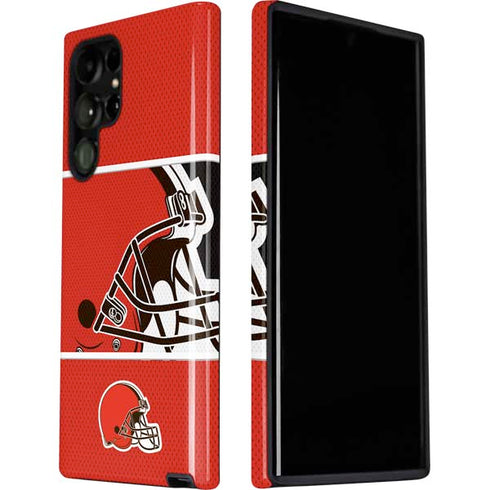 NFL Cleveland Browns Zone Block Galaxy S22 Ultra Pro Case