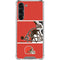 NFL Cleveland Browns Zone Block Galaxy S23 Plus Clear Case