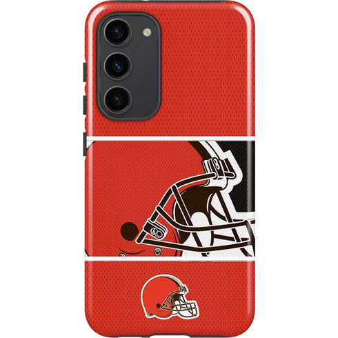 NFL Cleveland Browns Zone Block Galaxy S23 Plus Pro Case