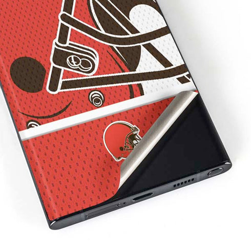 NFL Cleveland Browns Zone Block Galaxy S23 Ultra Skin