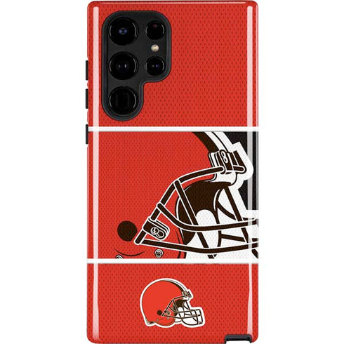 NFL Cleveland Browns Zone Block Galaxy S24 Ultra Impact Case