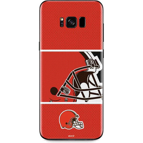 NFL Cleveland Browns Zone Block Galaxy S8 Plus Skin