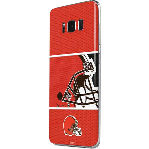 NFL Cleveland Browns Zone Block Galaxy S8 Skin
