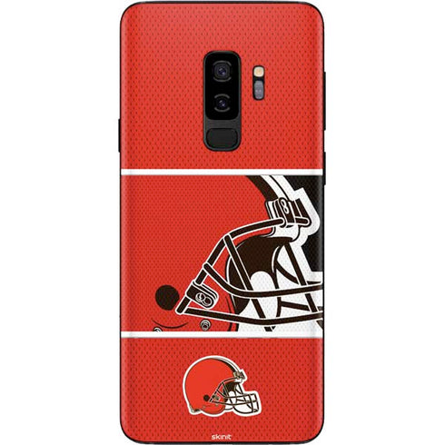 NFL Cleveland Browns Zone Block Galaxy S9 Plus Skin