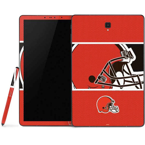 NFL Cleveland Browns Zone Block Samsung Galaxy Tab Skin