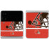 NFL Cleveland Browns Zone Block Galaxy Z Flip4 5G Skin