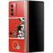 NFL Cleveland Browns Zone Block Galaxy Z Fold2 5G Skin