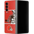 NFL Cleveland Browns Zone Block Galaxy Z Fold4 5G Skin
